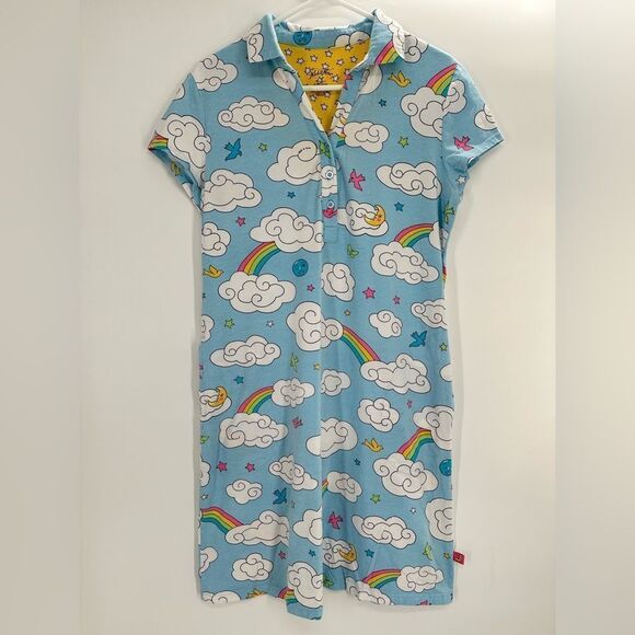 Nick & Nora Other - Rare Nick & Nora Pajamas Nightgown With Pockets Rainbow Cloud Women’s Medium